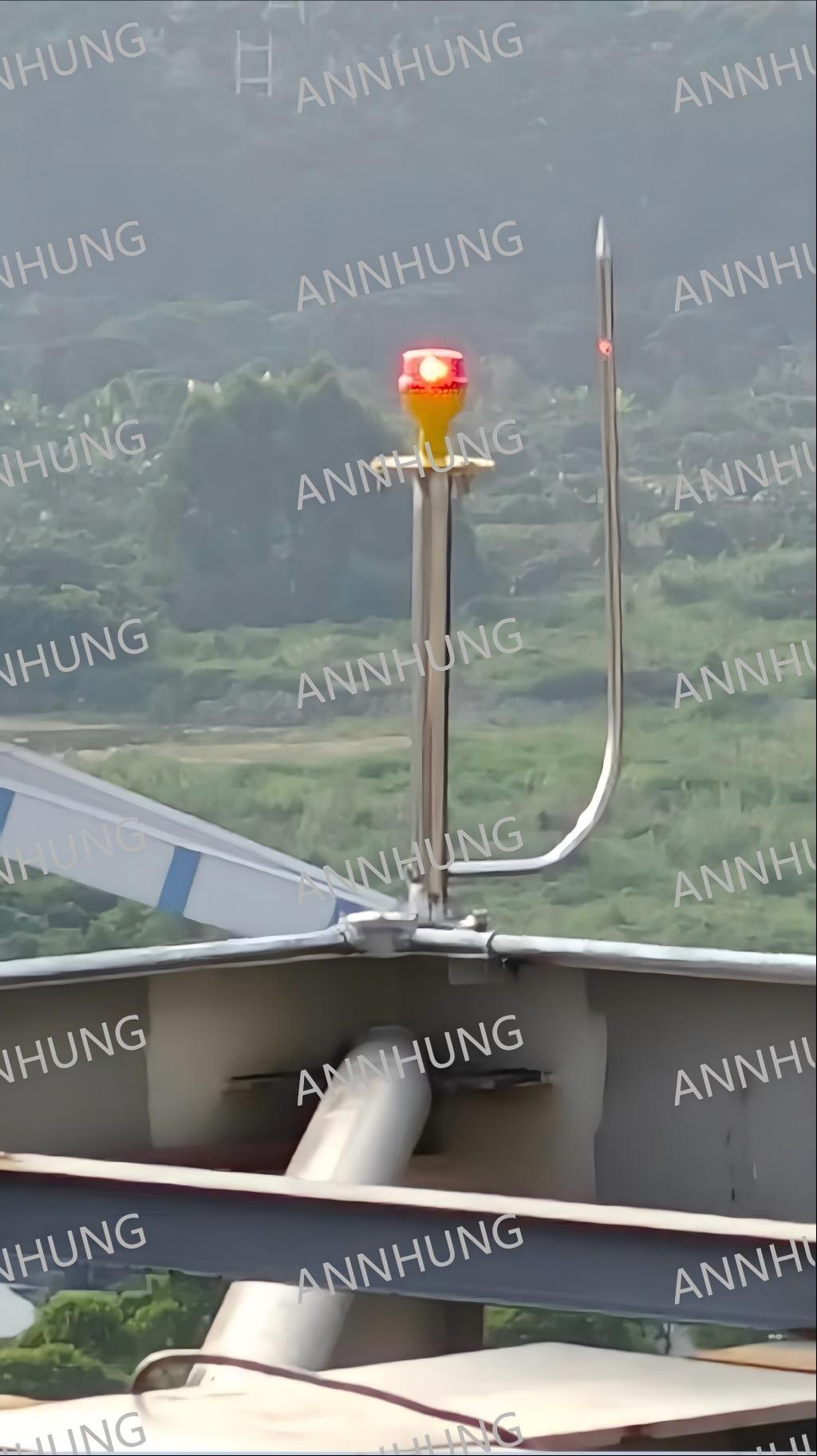 সম্পর্কে সর্বশেষ কোম্পানী কেস AH-LI-B2 Low-Intensity L810 Aviation Obstruction Light — Installation Cases