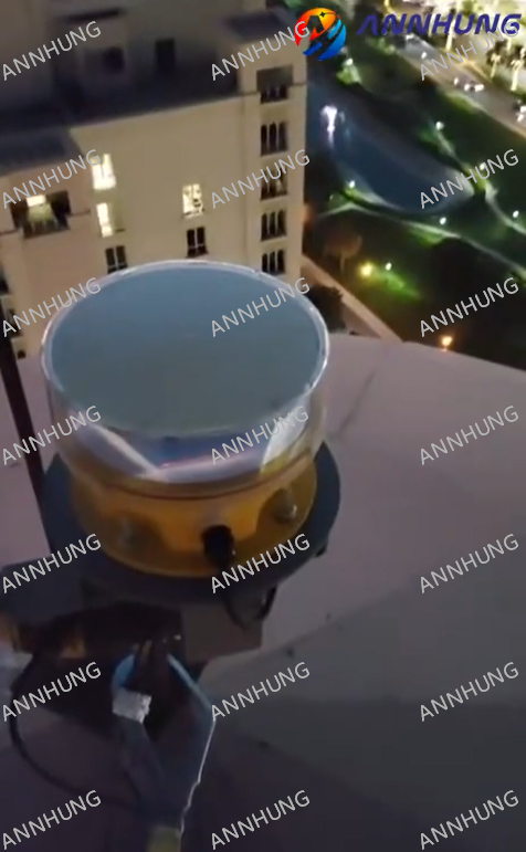 সম্পর্কে সর্বশেষ কোম্পানী কেস High-rise Residential Building Obstruction Light Case: AH-MI-B2(L) Medium-intensity Type B