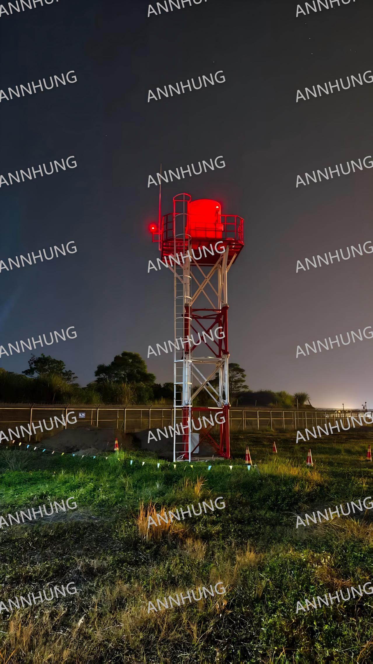 সম্পর্কে সর্বশেষ কোম্পানী কেস Aviation Obstruction Light Installation Case: AH-LI-B2 Low-intensity L810 Safety Light