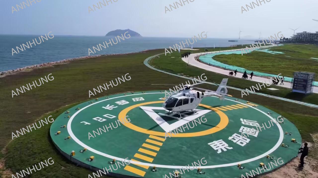 সম্পর্কে সর্বশেষ কোম্পানী কেস Coastal Heliport Light Installation Case: ICAO-Compliant LED Helipad Lighting for Safe Night Landings