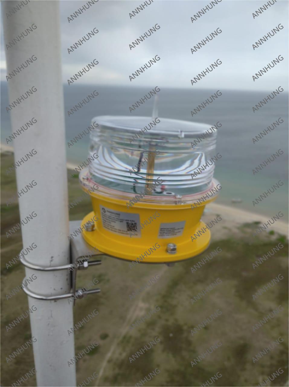 সম্পর্কে সর্বশেষ কোম্পানী কেস Solar Marine Lantern Installation Case: AH-LS-C IP68 IALA Navigation Lights