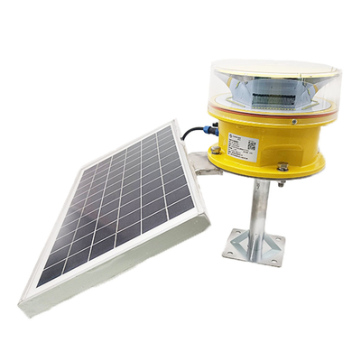 সৌর মাঝারি তীব্রতা এভিয়েশন বাধা হালকা 2000cd LED 360°