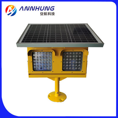 IP66 50fpm সোলার রানওয়ে গার্ড হালকা হলুদ ফ্ল্যাশিং আইসিএও এনেক্স 14