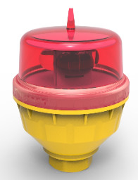 LED লাল কম তীব্রতা L810 একক বিমান চলাচলের বাধা আলো AH-LI-B2