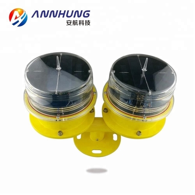 AH-LS/T কম-তীব্রতা L810 ফটোসেল সহ ডাবল সোলার এভিয়েশন অবস্ট্রাকশন লাইট